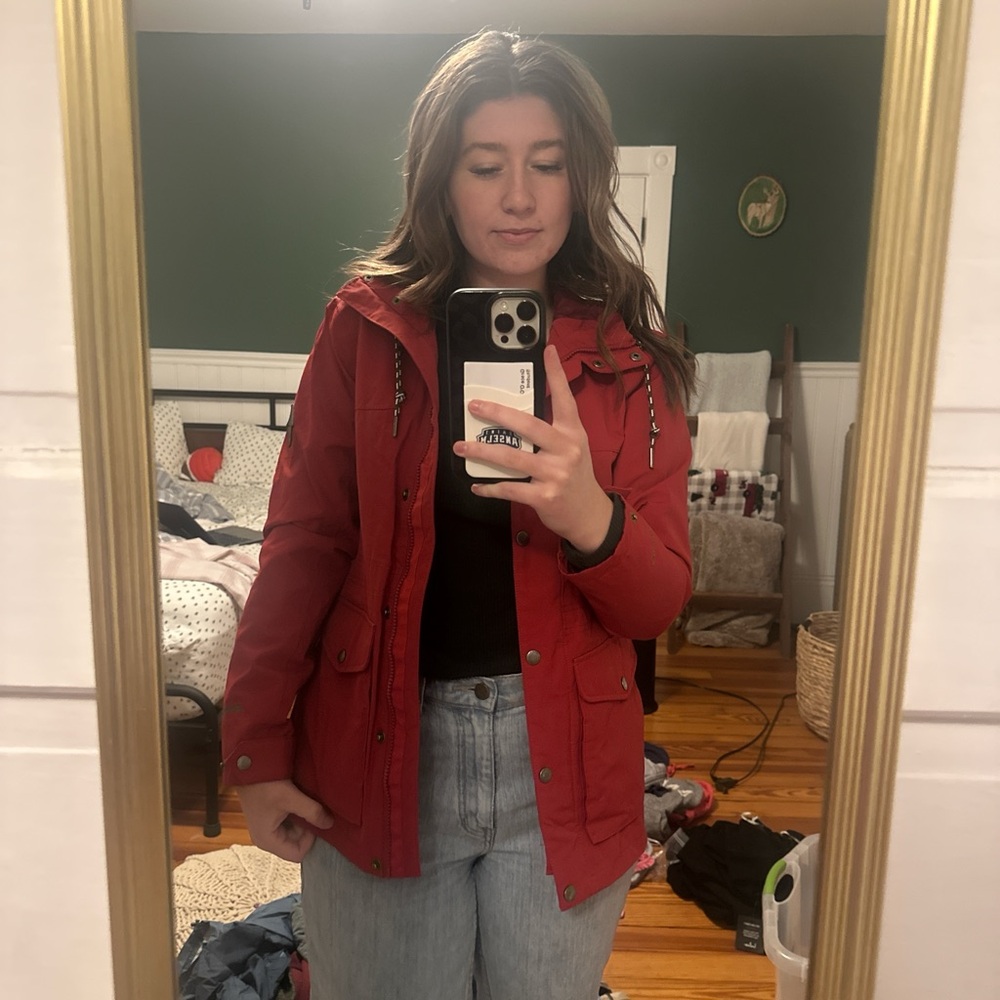 Eddie Bauer Women's Red Utility Jacket